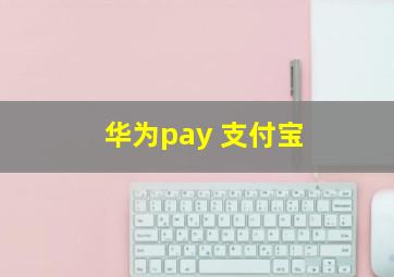 华为pay 支付宝